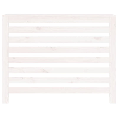 Lämpöpatterin suoja valkoinen 108,5x19x84 cm täysi mänty