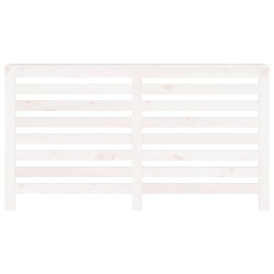 Lämpöpatterin suoja valkoinen 153x19x84 cm täysi mänty