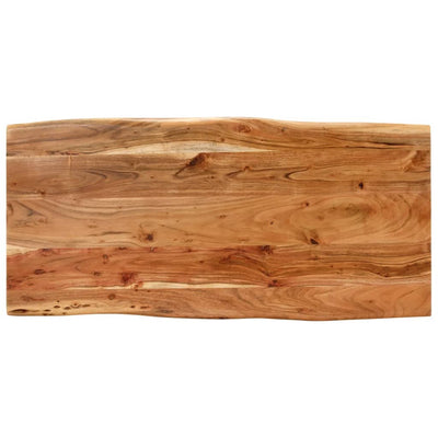 Ruokapöytä 110x50x76 cm täysi akaasiapuu