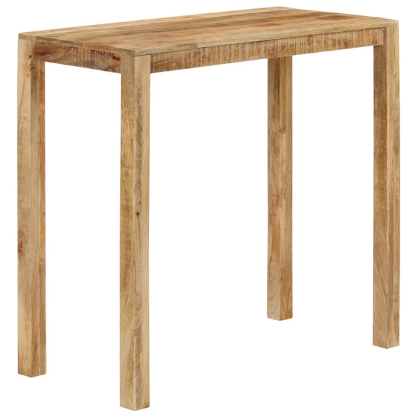Baaripöytä 112x55x108 cm täysi mangopuu