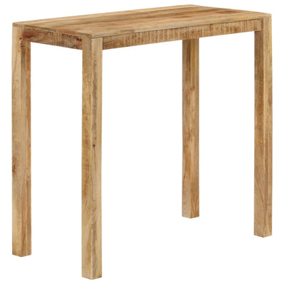Baaripöytä 112x55x108 cm täysi mangopuu