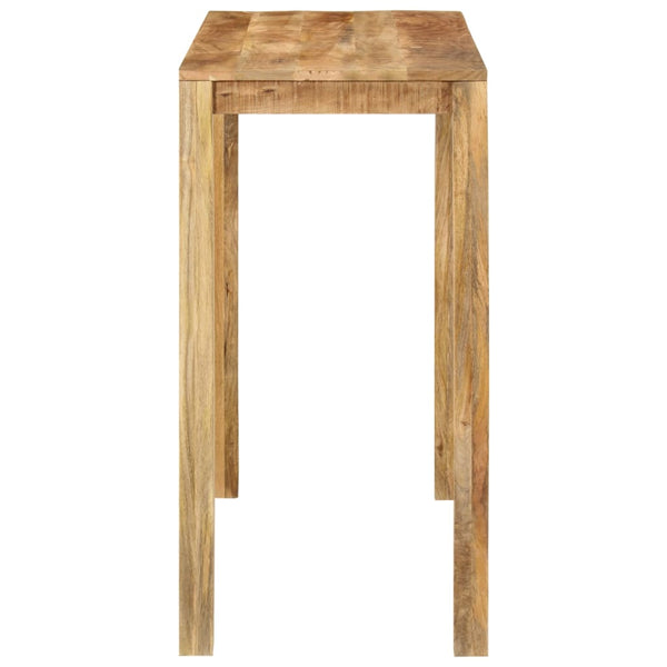 Baaripöytä 112x55x108 cm täysi mangopuu