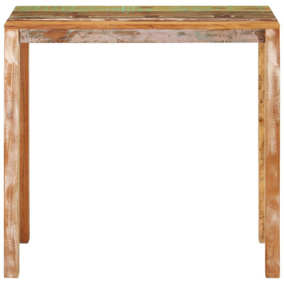 Baaripöytä 112x55x108 cm kierrätetty täyspuu