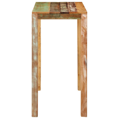Baaripöytä 112x55x108 cm kierrätetty täyspuu