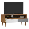 TV-taso MOLDE ruskea 106x40x49 cm täysi mänty