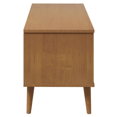 TV-taso MOLDE ruskea 106x40x49 cm täysi mänty