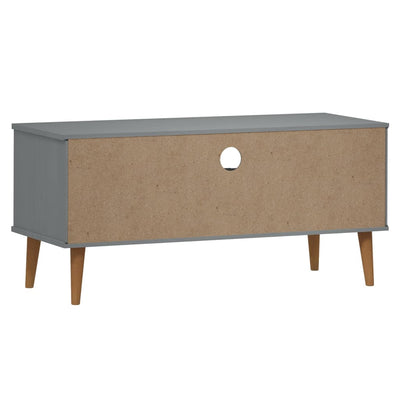 TV-taso MOLDE harmaa 106x40x49 cm täysi mänty