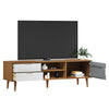 TV-taso MOLDE ruskea 158x40x49 cm täysi mänty
