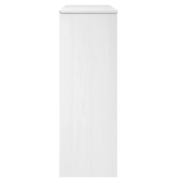Yläkaappi MOLDE valkoinen 90x35x100 cm täysi mänty