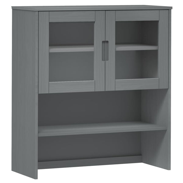 Harmaa yläkaappi molde Vuchita 90x35x100cm (mänty)
