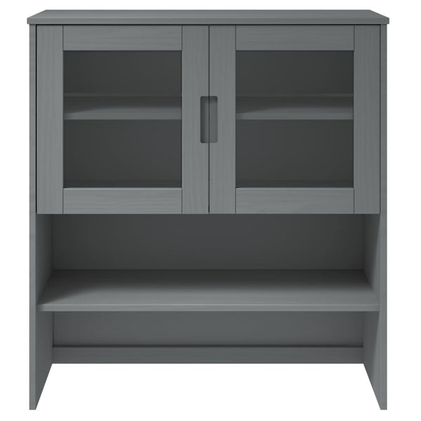 Harmaa yläkaappi molde Vuchita 90x35x100cm (mänty)