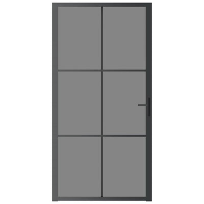 Musta sisäovi Cornila 102,5x201,5cm (esg-lasi ja alumiini)