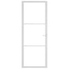 Valkoinen sisäovi Cornila 76x201,5cm (esg-lasi ja alumiini)