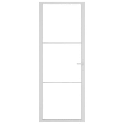 Valkoinen sisäovi Cornila 76x201,5cm (esg-lasi ja alumiini)