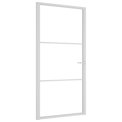 Valkoinen sisäovi Cornila 102,5x201,5cm (esg-lasi ja alumiini)