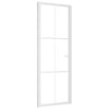 Valkoinen sisäovi Cornila 76x201,5cm (esg-lasi ja alumiini)