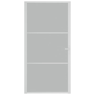 Valkoinen sisäovi Cornila 102,5x201,5cm (mattalasi ja alumiini)