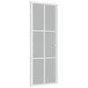 Valkoinen sisäovi Cornila 76x201,5cm (mattalasi ja alumiini)