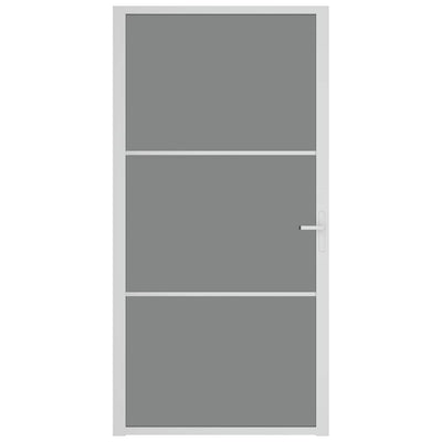 Valkoinen sisäovi Cornila 102,5x201,5cm (esg-lasi ja alumiini)