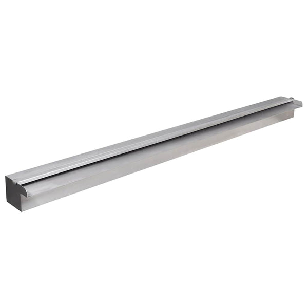 Vesiputous suihkulähde LED-valoilla ruostumaton teräs 110 cm