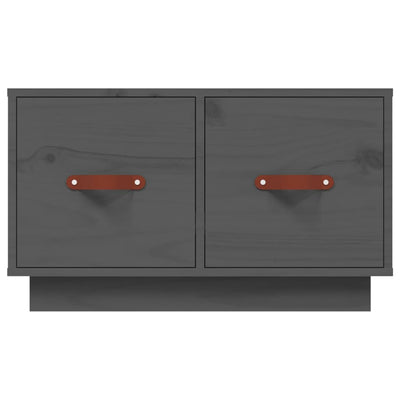 Sohvapöytä harmaa 60x53x35 cm täysi mänty
