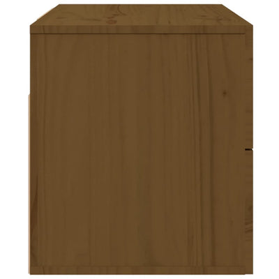 Hunajanruskea seinäkiinnitettävät yöpöydät Klaudya 50x36x40cm (2 kpl)