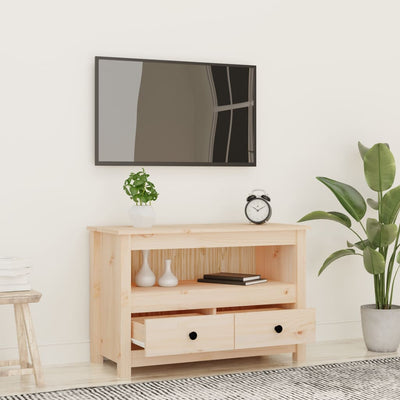TV-kaappi 79x35x52 cm täysi mänty