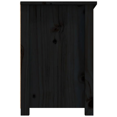 TV-taso musta 79x35x52 cm täysi mänty