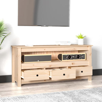 TV-kaappi 114x35x52 cm täysi mänty