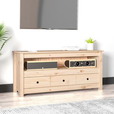 TV-kaappi 114x35x52 cm täysi mänty