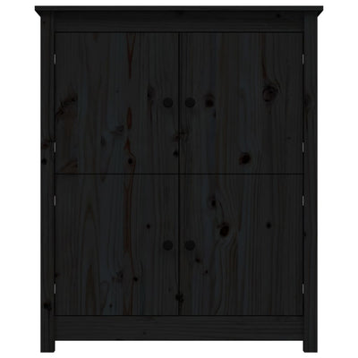 Senkki musta 83x41,5x100 cm täysi mänty
