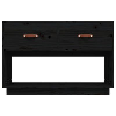 TV-taso musta 90x40x60 cm täysi mänty