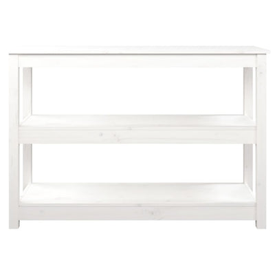 Valkoinen konsolipöytä Zinara 110x40x74cm (mänty)