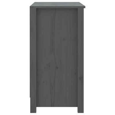 Kirjahylly harmaa 80x35x68 cm täysi mänty