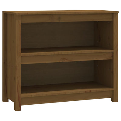 Kirjahylly hunajanruskea 80x35x68 cm täysi mänty