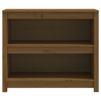 Kirjahylly hunajanruskea 80x35x68 cm täysi mänty