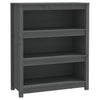 Kirjahylly harmaa 80x35x97 cm täysi mänty