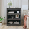 Kirjahylly harmaa 80x35x97 cm täysi mänty