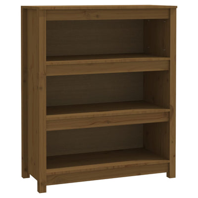 Kirjahylly hunajanruskea 80x35x97 cm täysi mänty