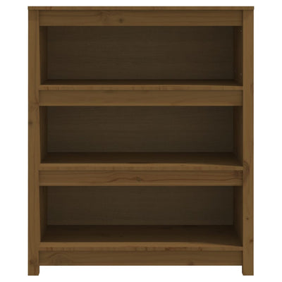Kirjahylly hunajanruskea 80x35x97 cm täysi mänty