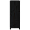 Kirjahylly musta 80x35x97 cm täysi mänty