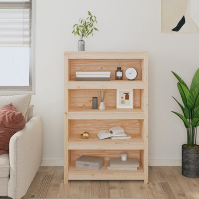 Kirjahylly 80x35x126 cm täysi mänty