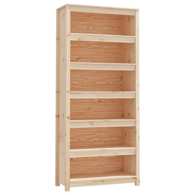 Kirjahylly 80x35x183 cm täysi mänty