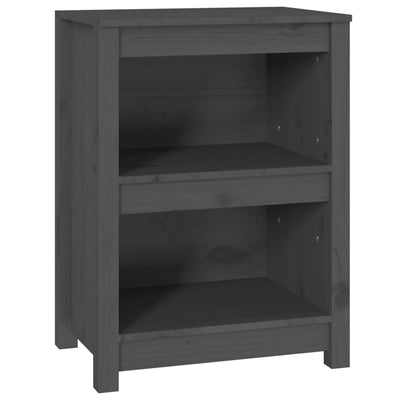 Kirjahylly harmaa 50x35x68 cm täysi mänty