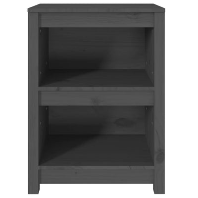 Kirjahylly harmaa 50x35x68 cm täysi mänty