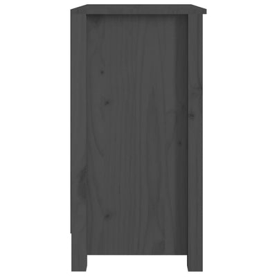 Kirjahylly harmaa 50x35x68 cm täysi mänty
