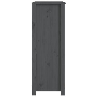 Kirjahylly harmaa 50x35x97 cm täysi mänty