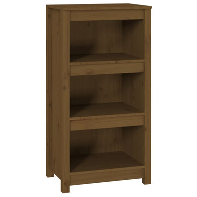 Kirjahylly hunajanruskea 50x35x97 cm täysi mänty
