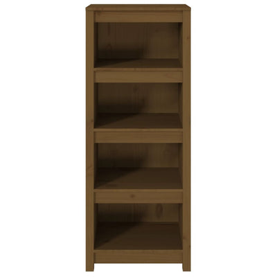 Kirjahylly hunajanruskea 50x35x125,5 cm täysi mänty
