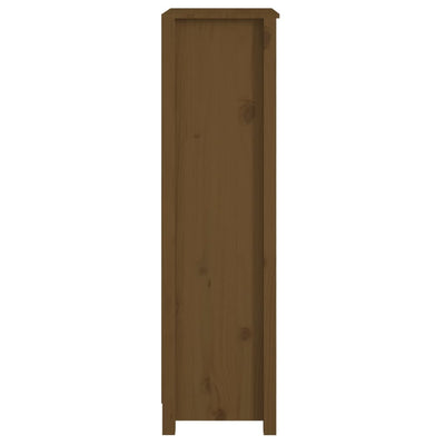 Kirjahylly hunajanruskea 50x35x125,5 cm täysi mänty